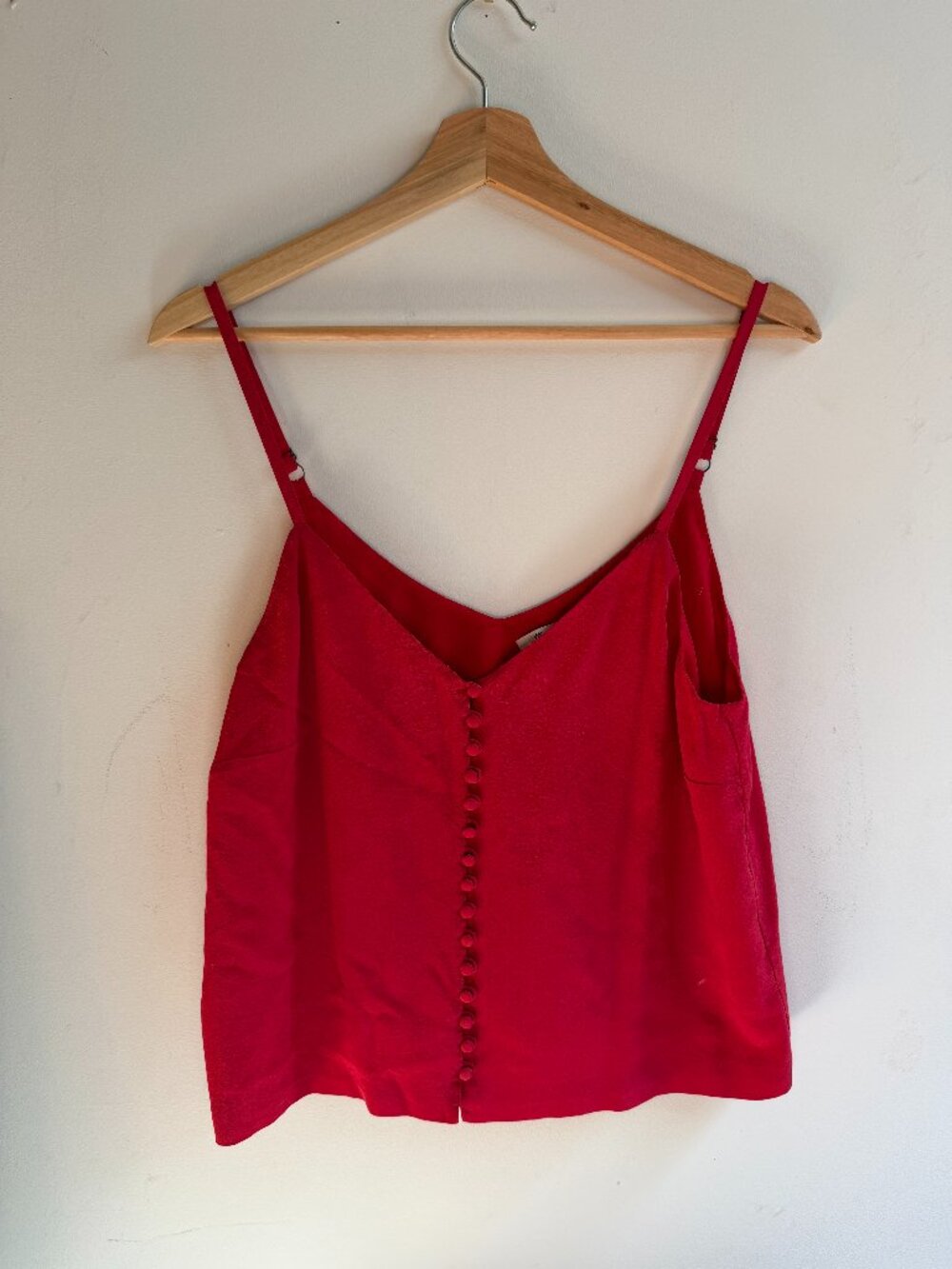 Madewell Silk Red Tank